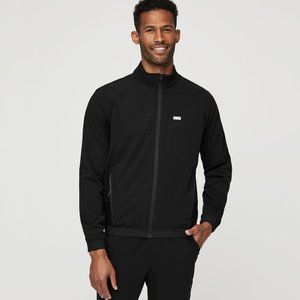 Figs Cobaki Scrub Jacket - Black - M